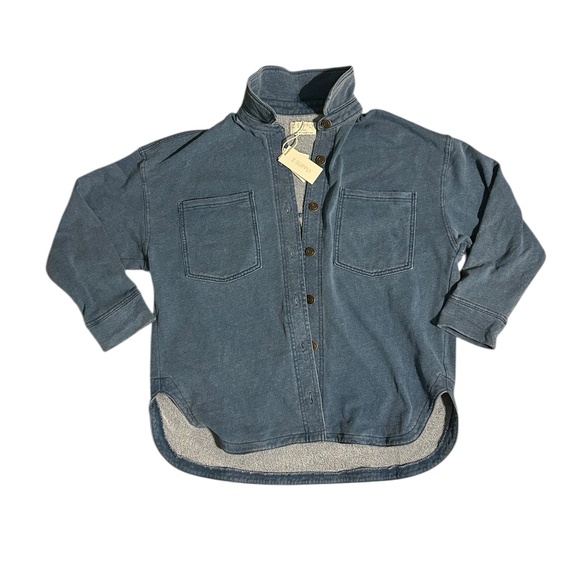 Z Supply NWT All Day Knit Denim Jacket – Vintage Indigo – Women’s Small - Picture 1 of 5